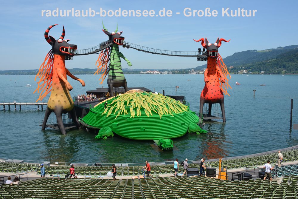 Opéra autour du lac de Constance - Scène flottante de Bregenz