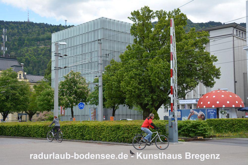 Voyage vélo autour du lac de Constance - Kunsthaus Bregenz
