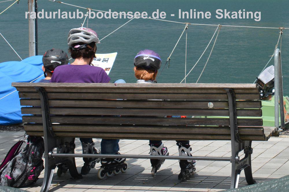 Voyage vélo autour du lac de Constance - Lac de Constance et roller-skating