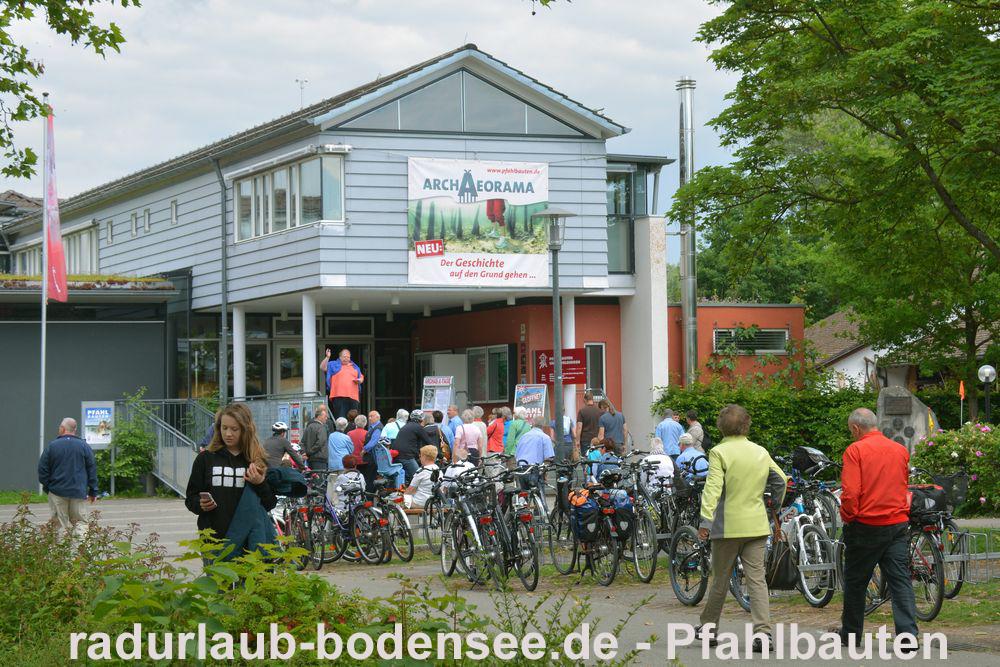 Voyage vélo autour du lac de Constance - Le musée des palafittes d´Uhldingen